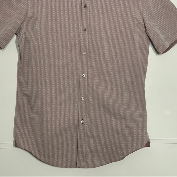 HUGO BOSS Robb Button Up Short Sleeve Men's Shirt - Picture 3 of 14